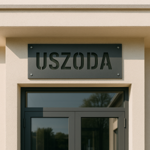 Lemezbe vágott 1 soros felirat - Image 6